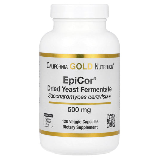 California Gold Nutrition, Epicor®️, Dried Yeast Fermentate, 500 mg, 120 Veggie Capsules