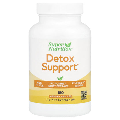 Super Nutrition, Detox Support, 180 Veggie Capsules