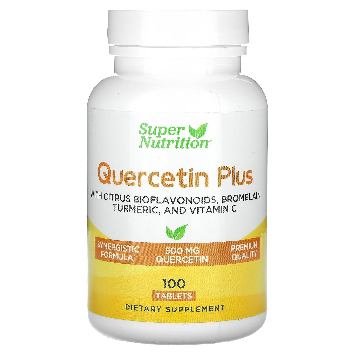 Super Nutrition, Quercetin Plus, 100 Tablets