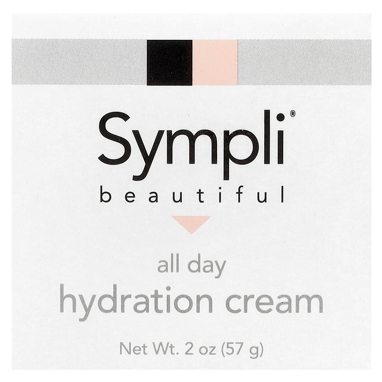 Sympli Beautiful, All Day Hydration Cream, 2 oz (57 g)