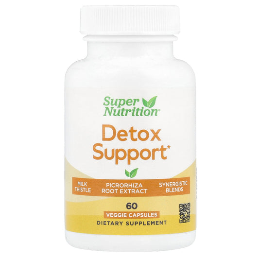 Super Nutrition, Detox Support, 60 Veggie Capsules