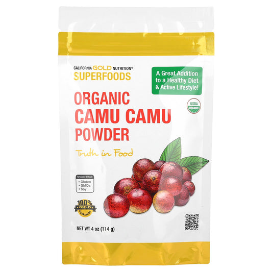 California Gold Nutrition, Superfoods, Organic Camu Camu Powder, 4 oz (114 g)