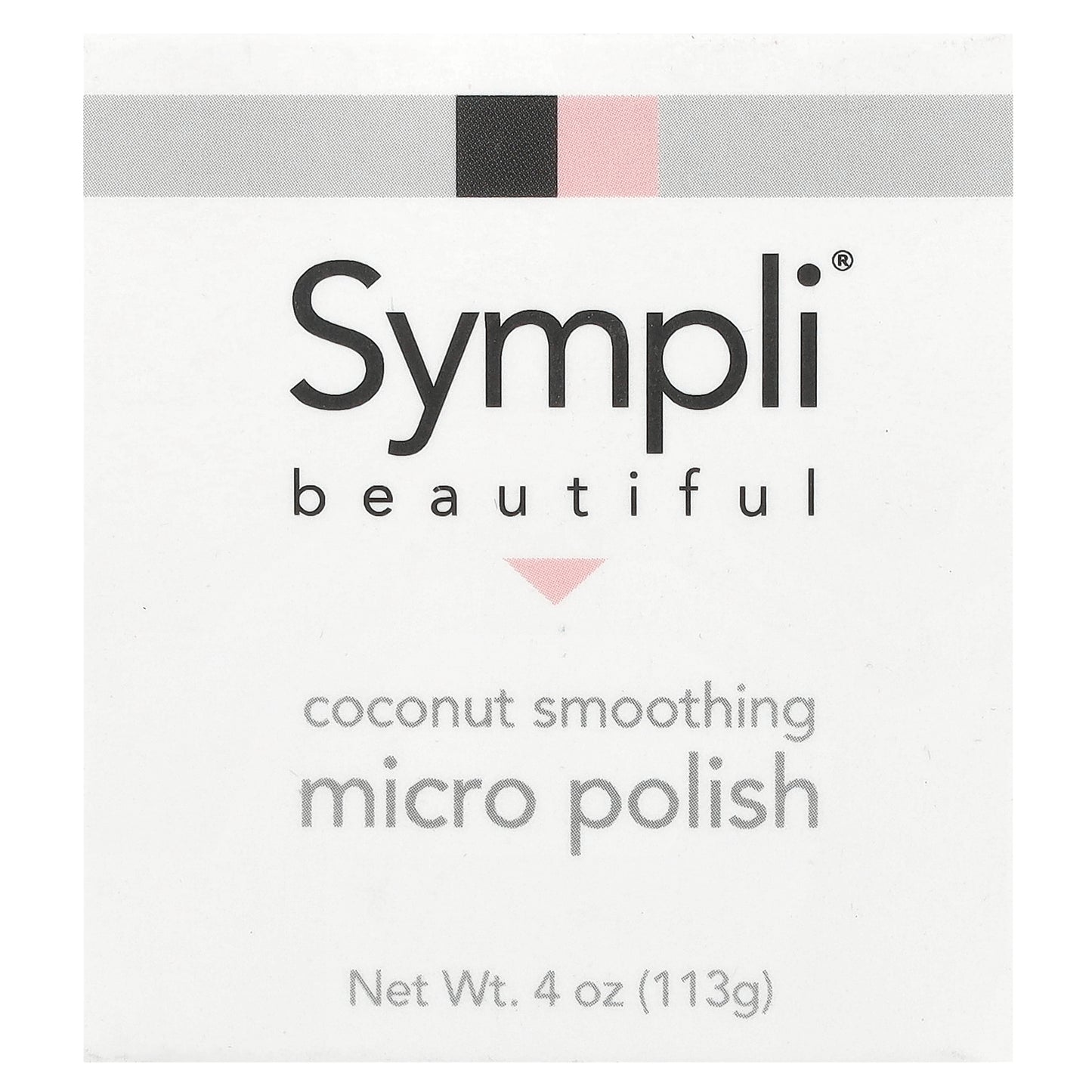 Sympli Beautiful, Coconut Smoothing Micro Polish ,  4 oz (113 g)