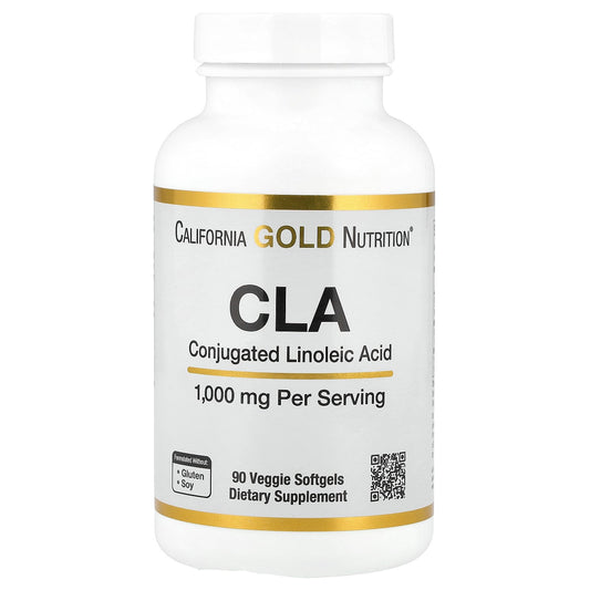 California Gold Nutrition, CLA, Conjugated Linoleic Acid, 1,000 mg, 90 Veggie Softgels