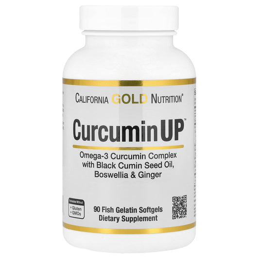 California Gold Nutrition, CurcuminUP™, 90 Fish Gelatin Softgels