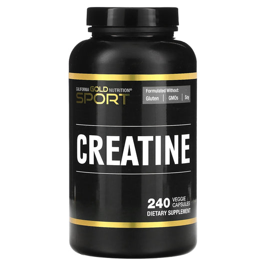 California Gold Nutrition, Sport, Creatine, 240 Veggie Capsules