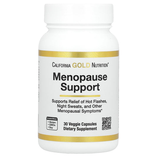 California Gold Nutrition, Menopause Support, 30 Veggie Capsules