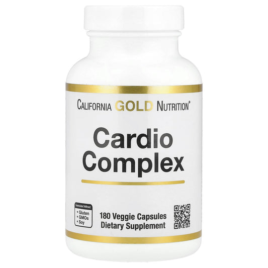 California Gold Nutrition, Cardio Complex, 180 Veggie Capsules