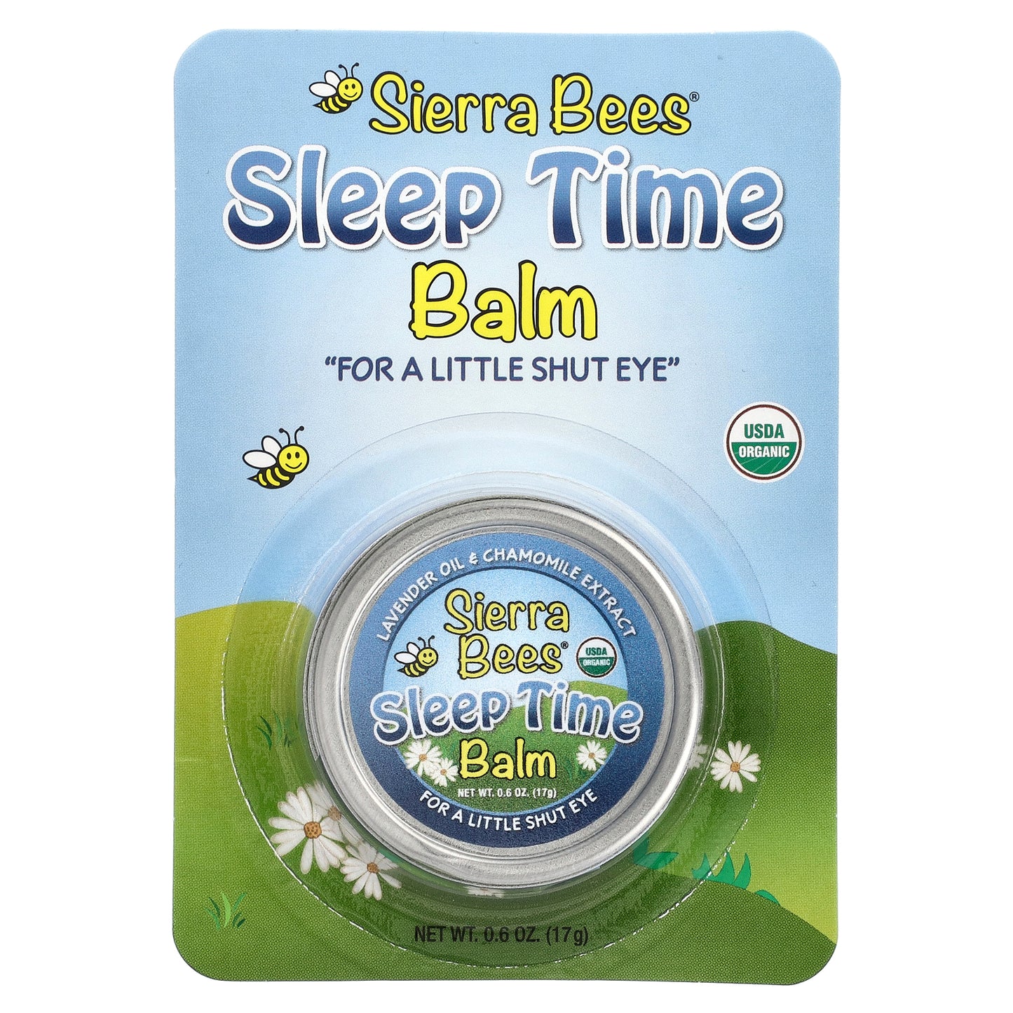 Sierra Bees, Sleep Time Balm, Lavender & Chamomile, 0.6 oz (17 g)