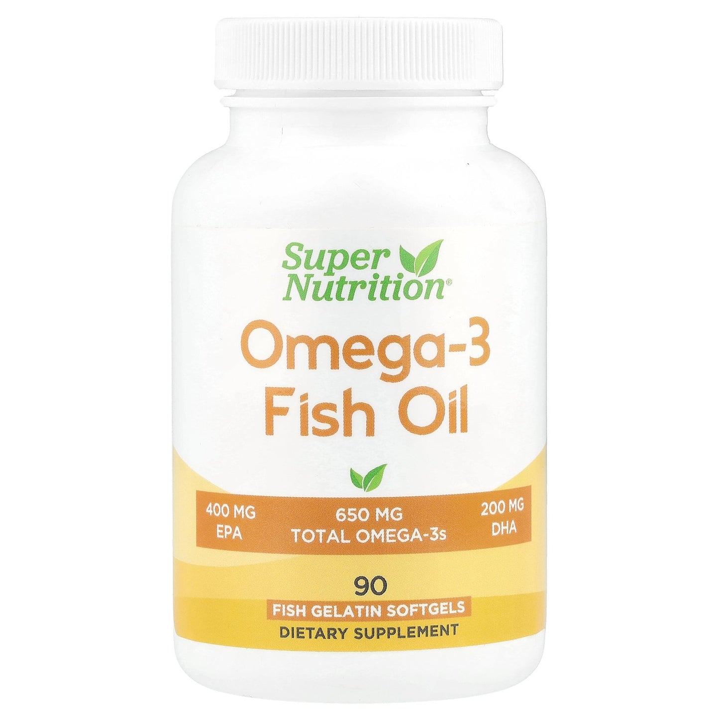 Super Nutrition, Omega-3 Fish Oil, Vivomega Triglyceride, 1,000 mg, 90 Fish Softgels