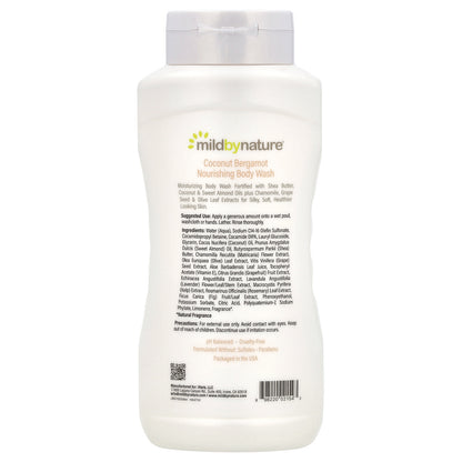 Mild By Nature, Nourishing Body Wash, Coconut Bergamot, 16 fl oz (473 ml)