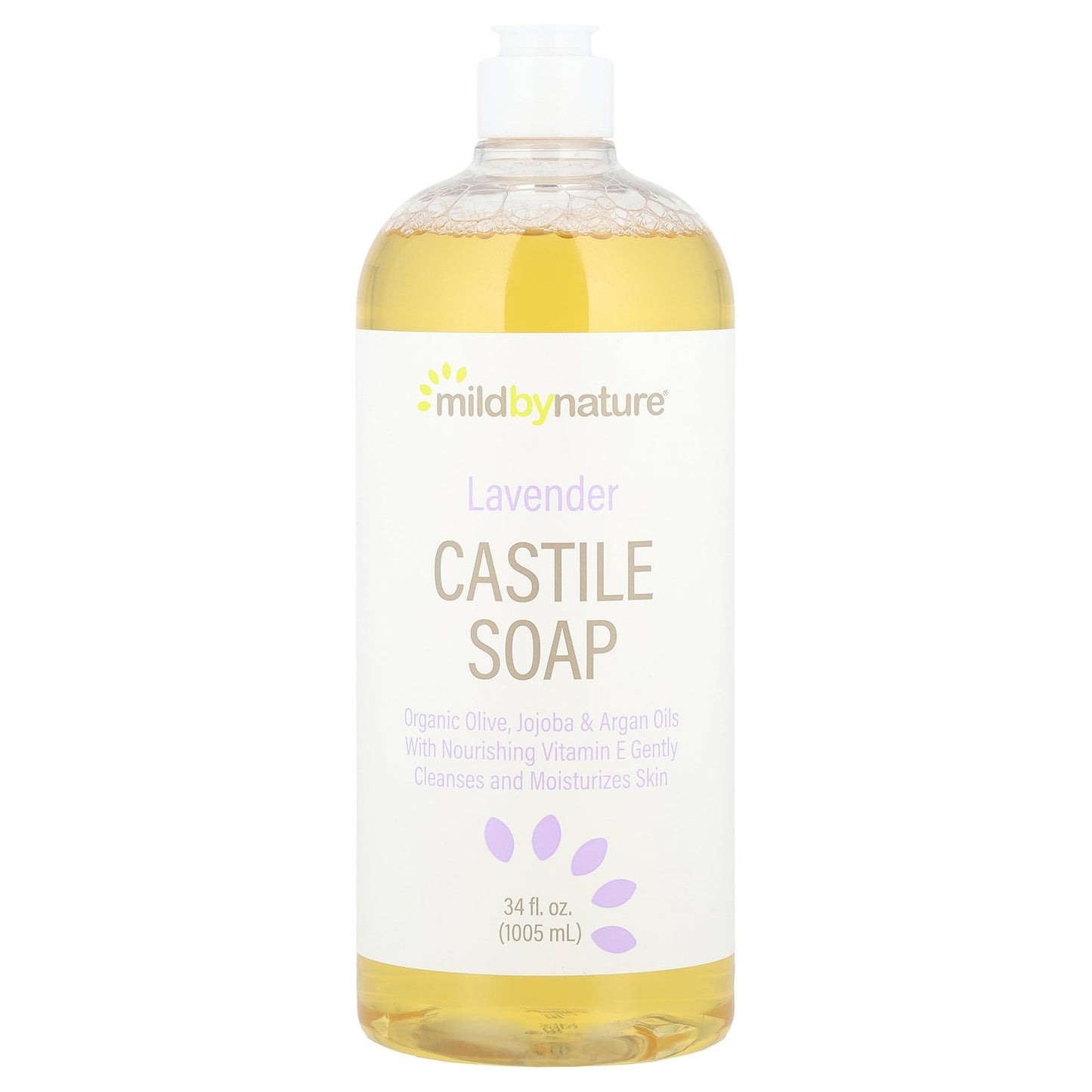 Mild By Nature, Castile Soap, Lavender, 34 fl oz (1,005 ml)