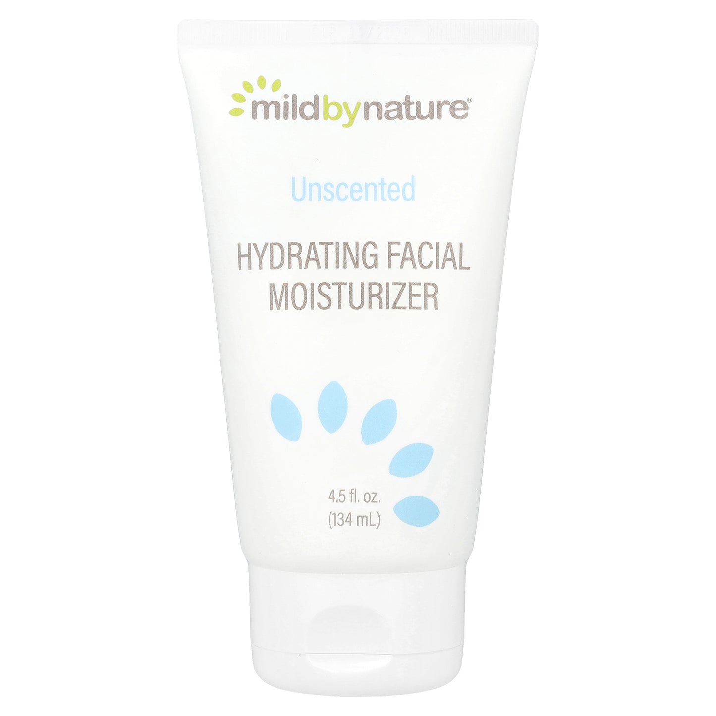 Mild By Nature, Hydrating Facial Moisturizer, Unscented, 4.5 fl oz (134 mL)