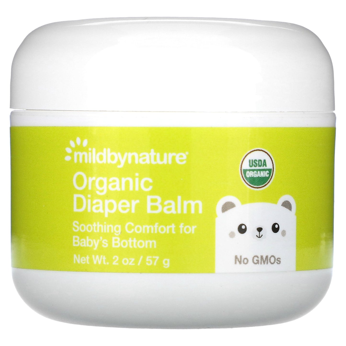 Mild By Nature, Organic Diaper Balm, 2 oz (57 g)