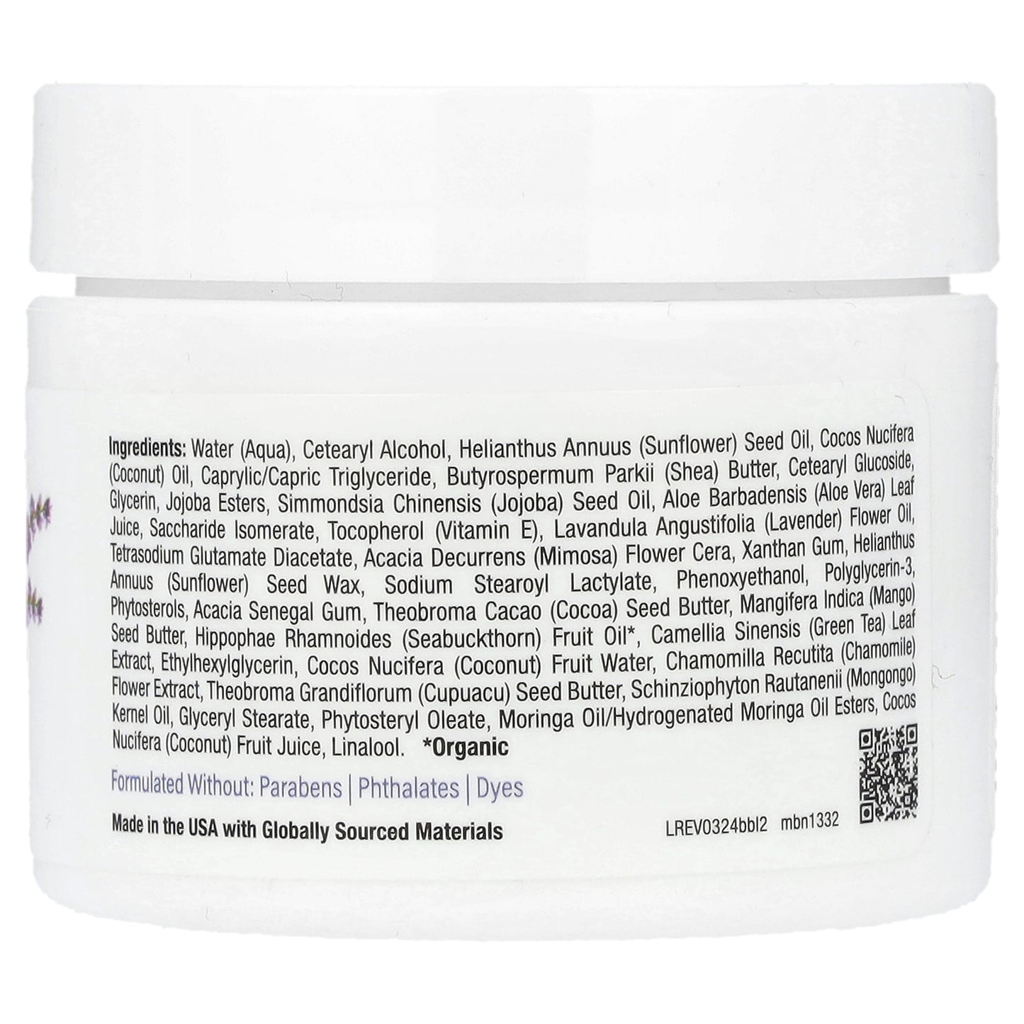 Mild By Nature, Lavender Body Butter, 2 oz (57 g)