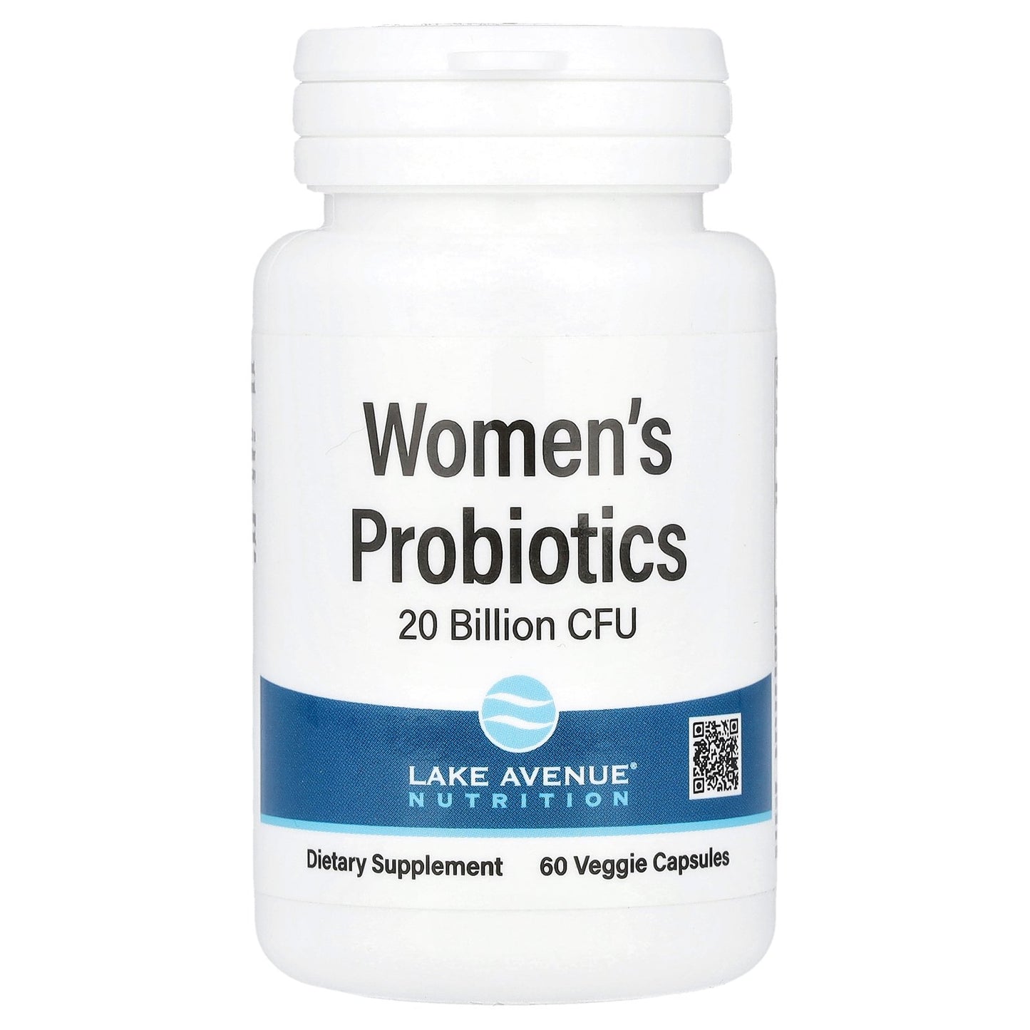 Lake Avenue Nutrition, Women's Probiotics, 20 Billion CFU, 60 Veggie Capsules