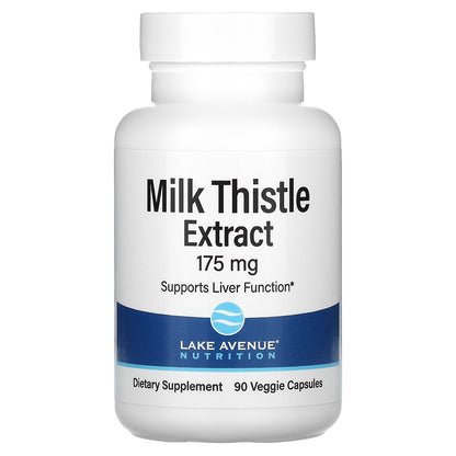 Lake Avenue Nutrition, Milk Thistle Extract, 175 mg, 90 Veggie Capsules