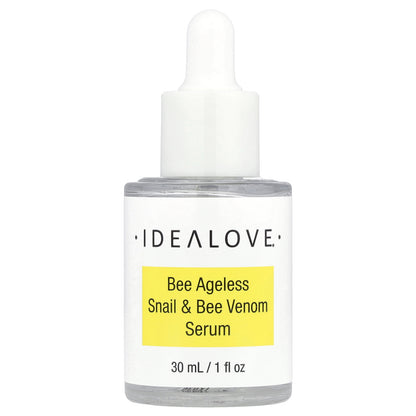 Idealove, Bee Ageless, Snail & Bee Venom Serum, 1 fl oz (30 ml)