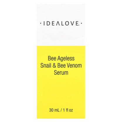 Idealove, Bee Ageless, Snail & Bee Venom Serum, 1 fl oz (30 ml)