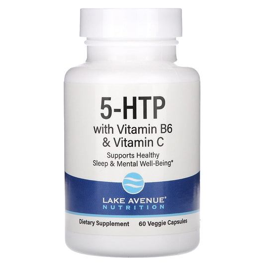 Lake Avenue Nutrition, 5-HTP with Vitamin B6 & Vitamin C, 100 mg ,  60 Veggie Capsules