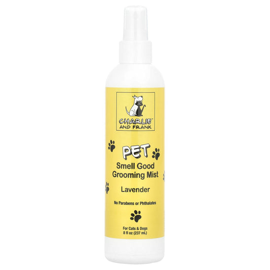 Charlie and Frank, Pet Smell Good Grooming Mist, For Cats & Dogs, Lavender, 8 fl oz (237 ml)