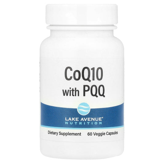 Lake Avenue Nutrition, CoQ10 with PQQ, 100 mg, 60 Veggie Capsules