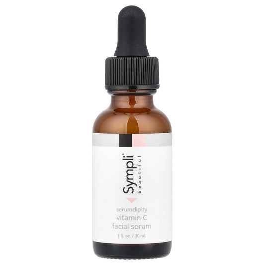 Sympli Beautiful, Serumdipity, Age Refining Vitamin C Facial Serum, 1 fl oz (30 ml)