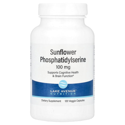 Lake Avenue Nutrition, Sunflower Phosphatidylserine, 100 mg, 120 Veggie Capsules