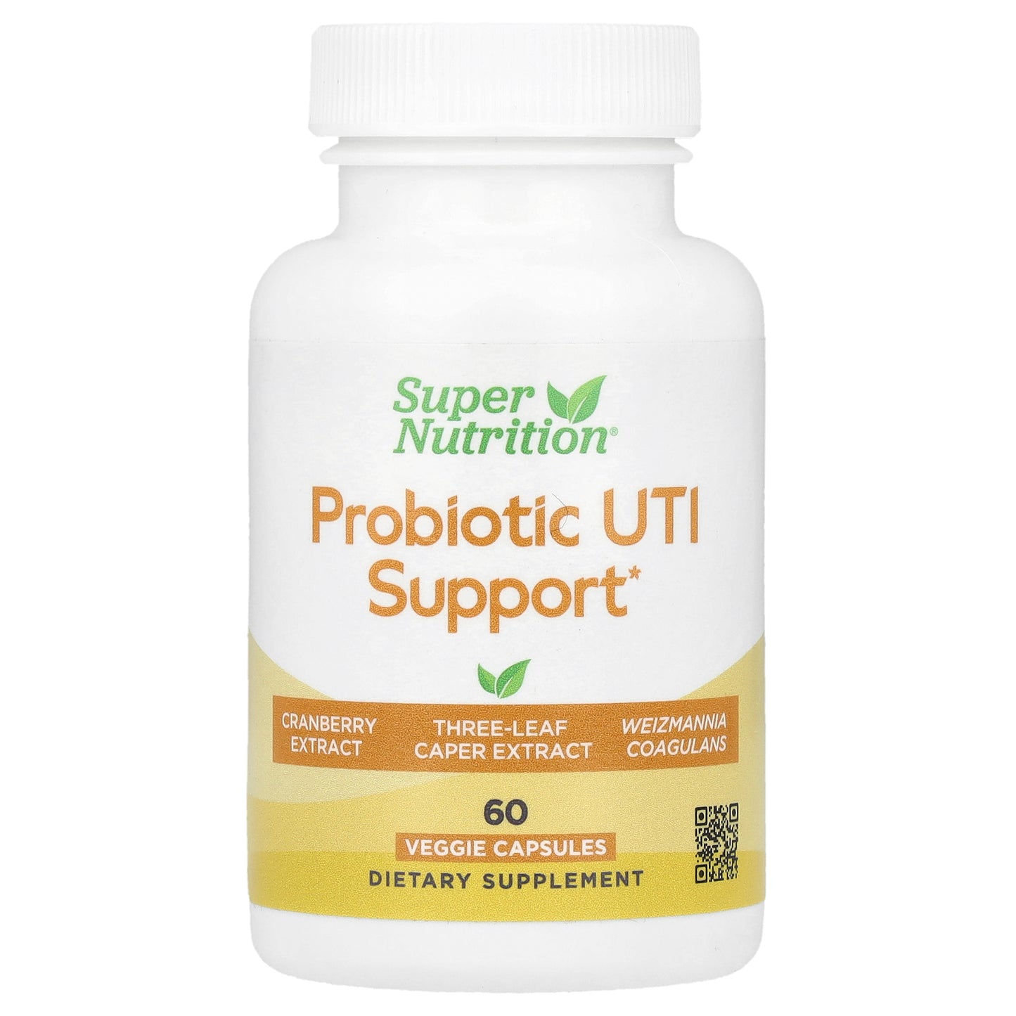 Super Nutrition, Probiotic UTI Support, 60 Veggie Capsules