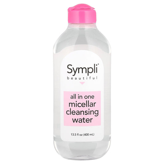 Sympli Beautiful, All In One Micellar Cleansing Water, 13.5 fl oz (400 ml)