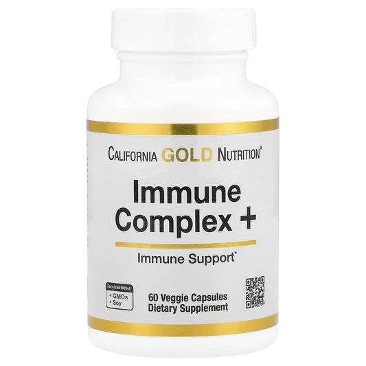 California Gold Nutrition, Immune Complex +, 60 Veggie Capsules