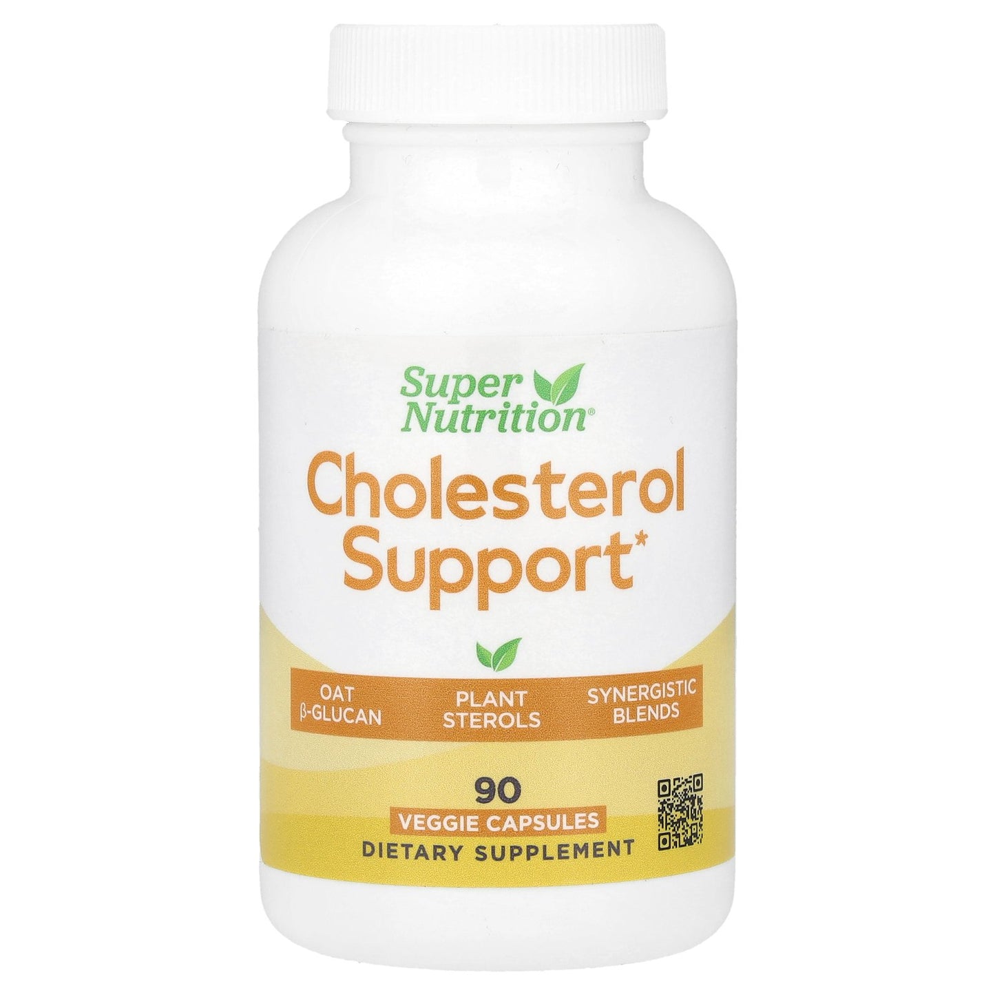 Super Nutrition, Cholesterol Support, 90 Veggie Capsules