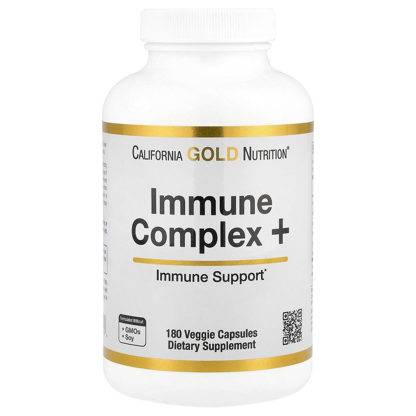 California Gold Nutrition, Immune Complex +, 180 Veggie Capsules