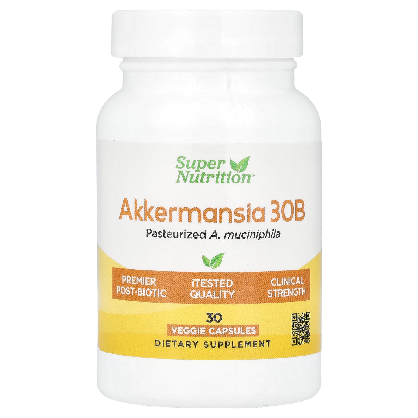 Super Nutrition, Akkermansia 30B, 150 mg, 30 Veggie Capsules