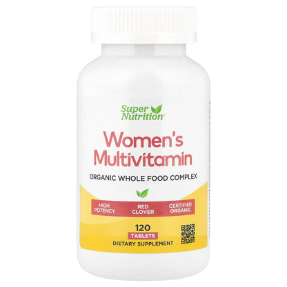 Super Nutrition, Organic Whole Food Women's Multivitamin, 120 Tablets