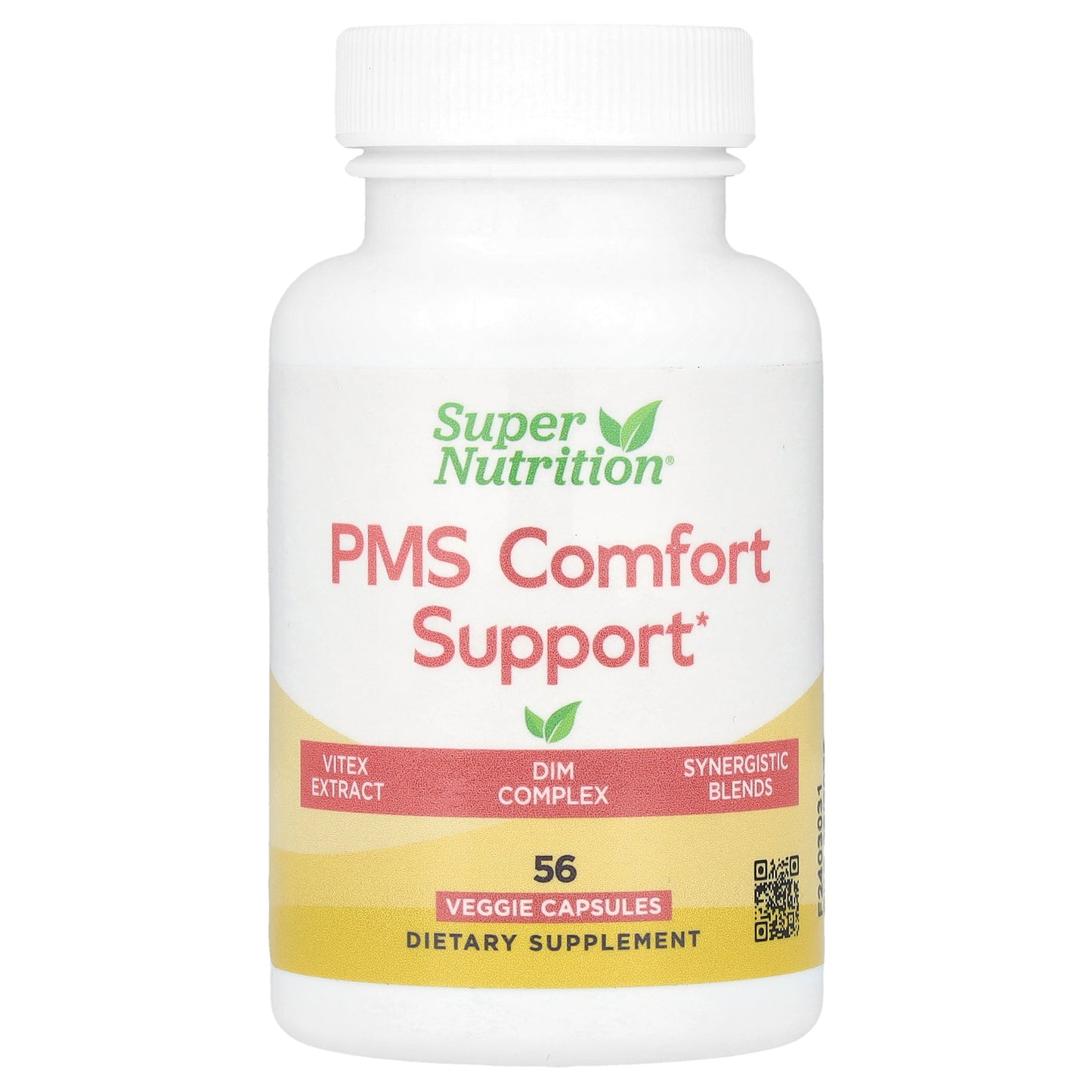 Super Nutrition, PMS Comfort Support, 56 Veggie Capsules