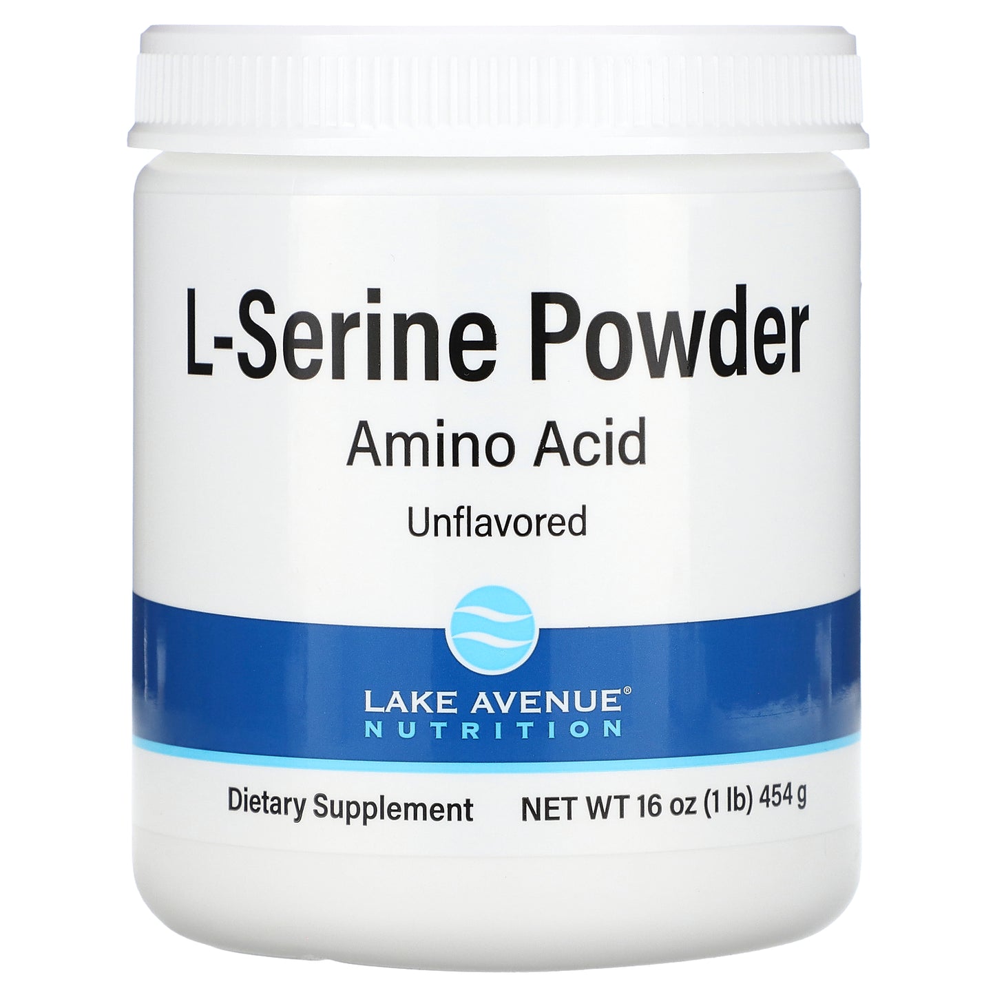 Lake Avenue Nutrition, L-Serine, Unflavored Powder, 1 lb (454 g)